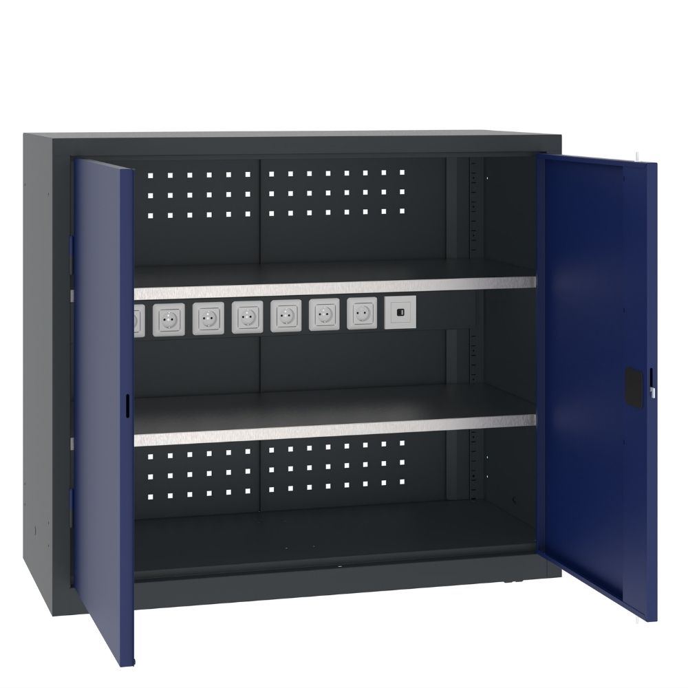 Werkstattschrank Ladefunktion klein breit